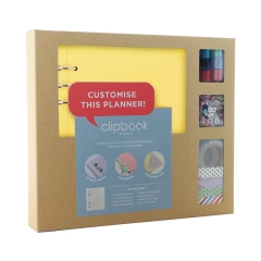 Filofax Clipbook A5 žlutý kreativní set