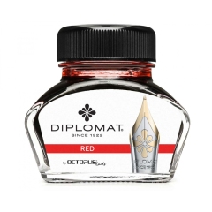 Diplomat Octopus Red lahvičkový inkoust 30 ml