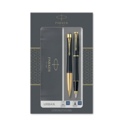 Parker Urban Matt Black GT sada plnicího a kuličkového pera
