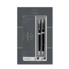 Parker Sonnet Black CT sada kuličkového pera a rolleru