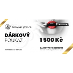 Dárkový poukaz na 1500,- Kč