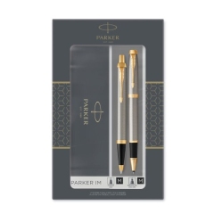 Parker I.M. Brushed Metal GT sada keramického a kuličkového pera