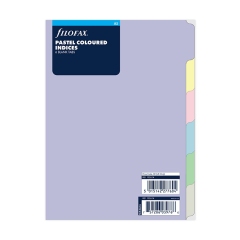 Filofax pastelové rozřazovače - A5