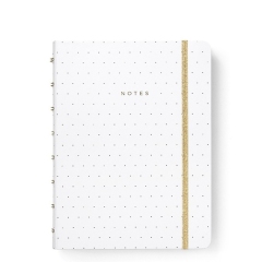 Filofax Moonlight White A5 zápisník