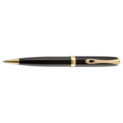 Diplomat Excellence A2 Black Lacquer Gold kuličkové pero