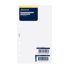 Filofax transparentní obálka horní otevírání - Osobní