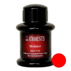 De Atramentis Poppy Red lahvičkový inkoust 45 ml