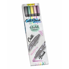 Online Calli.Brush Pastel kaligrafické fixy 5 ks