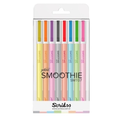 Scrikss Smoothie gelová kuličková pera sada 8 ks