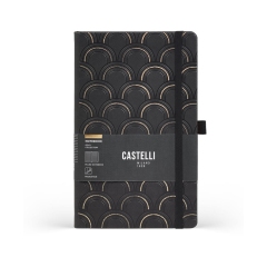 Castelli Gold Art Deco L linkovaný zápisník