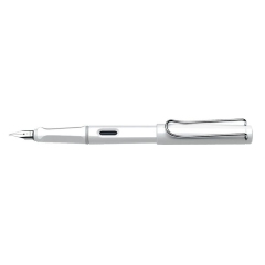 Lamy Safari Shiny White plnicí pero