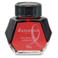 Waterman Audacious Red lahvičkový inkoust 50 ml