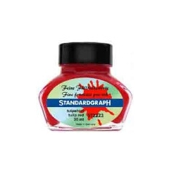 Standardgraph Tulip Red lahvičkový inkoust 30 ml