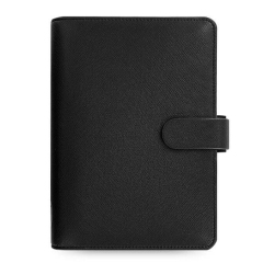 Filofax Saffiano Osobní černý diář