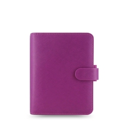 Filofax Saffiano kapesní malinový diář