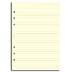 Filofax A5 linkovaný papír, krémový, 25 listů