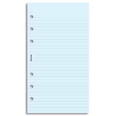 Filofax linkovaný papír modrý 30 listů - Osobní