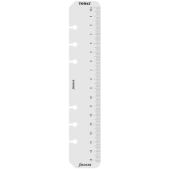 Filofax pravítko / záložka transparentní - Osobní