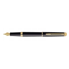 Waterman Hémisphere Black Lacquer GT plnicí pero