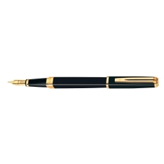 Waterman Exception Slim Black Lacquer GT plnicí pero