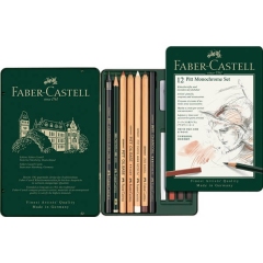 Faber Castell Pitt Monochrome sada 12 ks