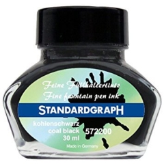 Standardgraph Coal Black lahvičkový inkoust 30 ml