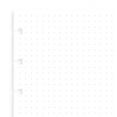 Filofax náhradní listy do zápisníků A5 - tečkované